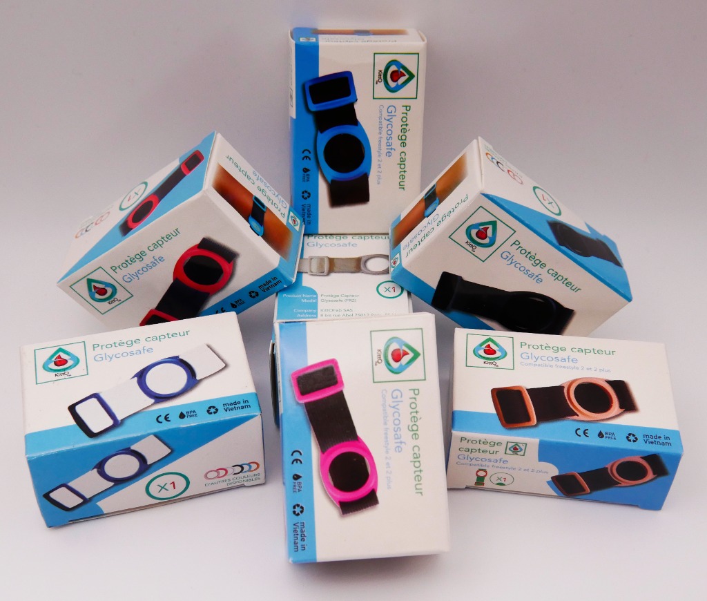 Packaging individuel GlycoSafe en boîte
